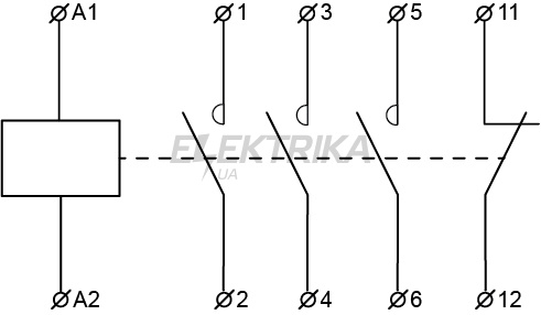 Пускач АСКО-УКРЕМ ПМ 1-18-01 D7 42B (LC1-D1801) (A0040010091)
