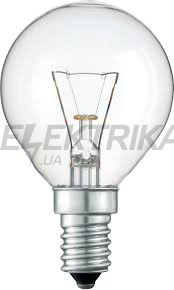 Лампа розжарювання Philips P45 40W Е14 CL шар.пр. (10018563)