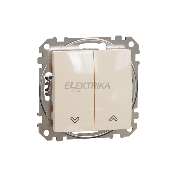 Вимикач для жалюзі Бежевий Sedna Design Schneider Electric SDD112104