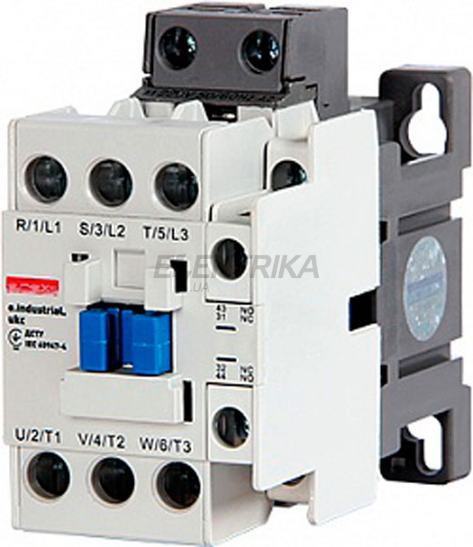 Контактор E.NEXT e.industrial.ukc.12.24, 12А, 24В, no+nc (i.0090012)