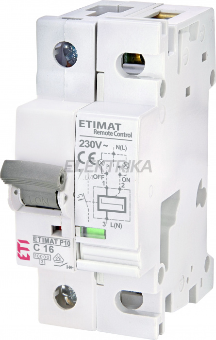 Автоматичний вимикач ETI ETIMAT RC 1p C16 631601102