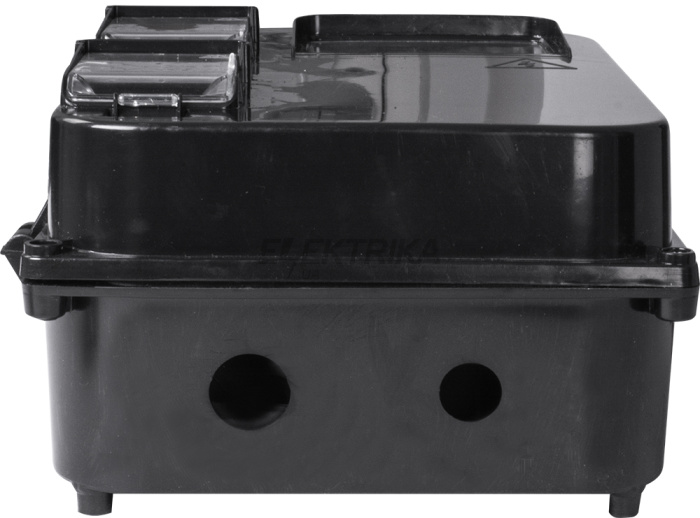 Корпус пластиковий e.mbox.stand.plastic.n.f3, під трифазний лічильник, навісний, з комплектом метизів