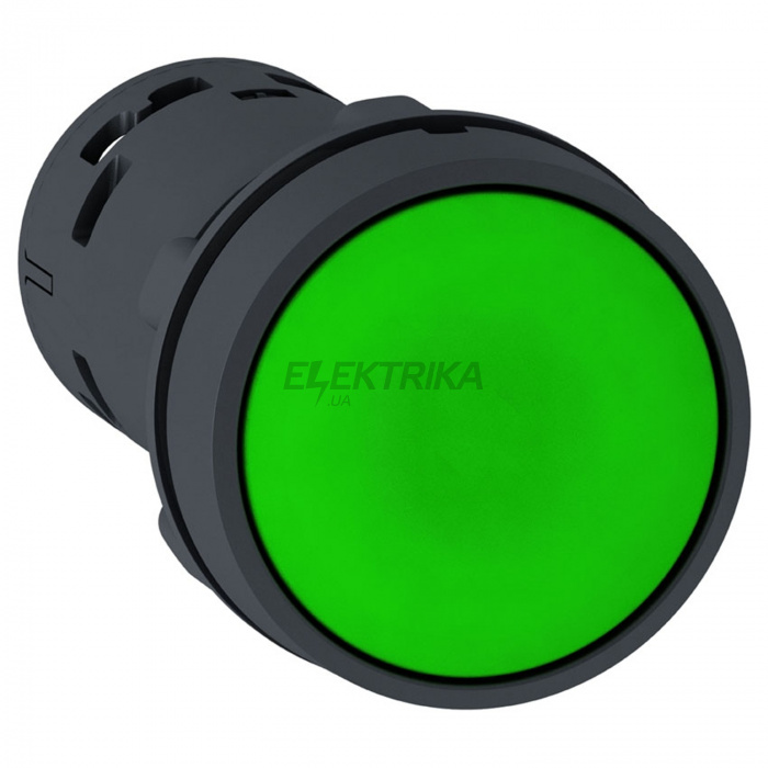 Кнопка Schneider Electric 22 мм зелена із поверненням 1NO XB7NA31