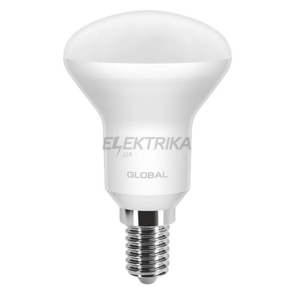 Світлодіодна лампа GLOBAL R50 5W, яскраве світло, E14 (1-GBL-154)