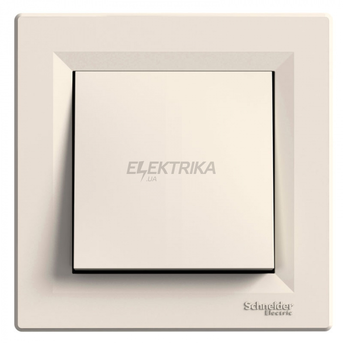 Вимикач кнопковий Schneider Electric Asfora кремовий (EPH0800323)