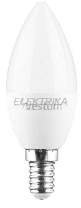 Світлодіодна лампа Vestum LED C37 6W 4100K 220V E14 (1-VS-1303)