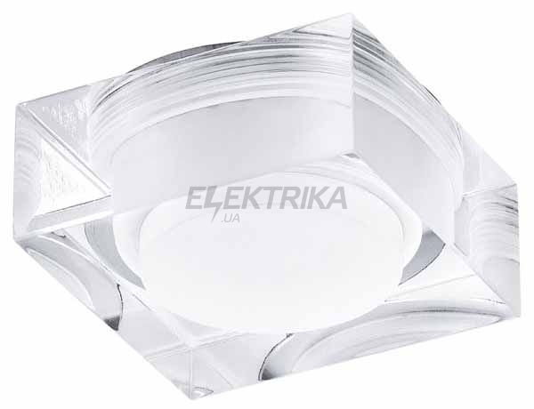 Світильник стельовий 1х3Вт вбудований LED, незабарвлений, білий, 92681