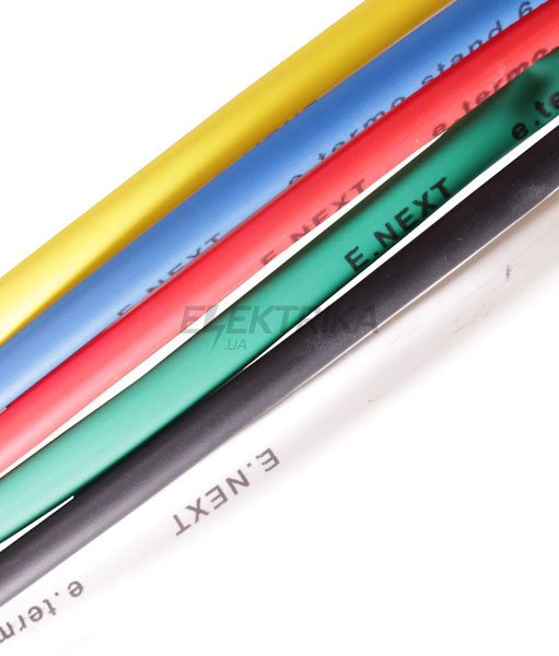 Термозбіжна трубка e.termo.stand.50.25.black 50/25, 1м, чорна
