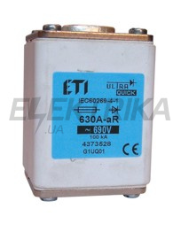 Плавка вставка запобіжник ETI G1UQ01/80A/690V 004373513