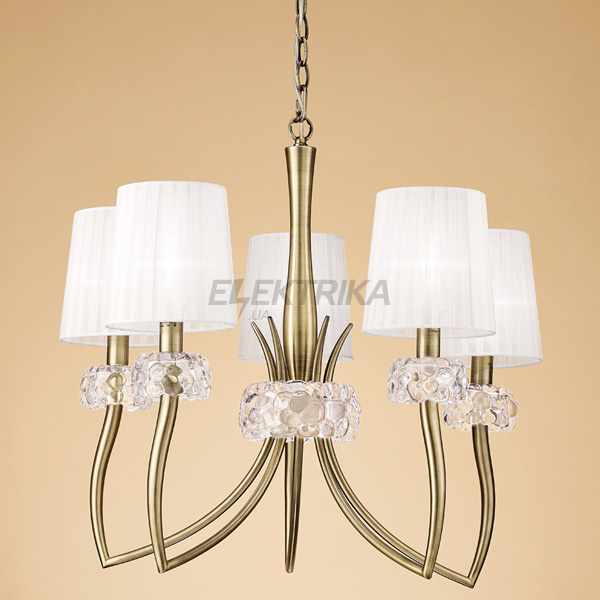 Люстра Mantra LOEWE ANTIQUE BRASS 4731