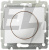Діммер (Світлорегулятор) поворотний Legrand Valena 40-400Вт Білий (770061)