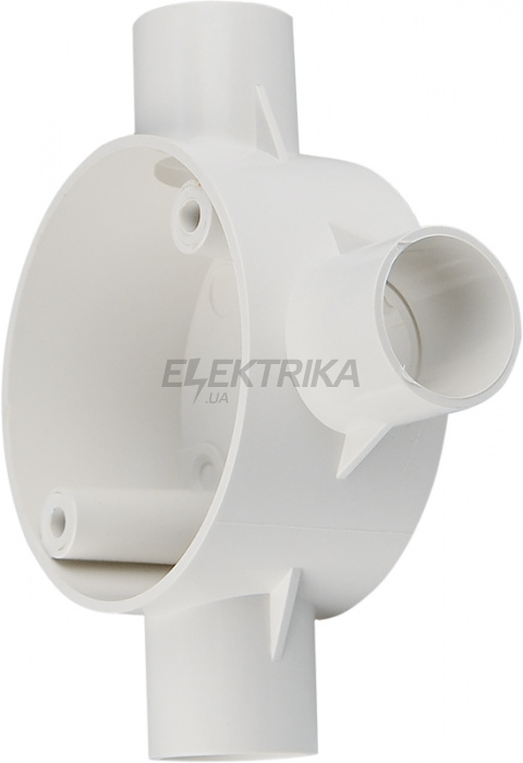 Коробка монтажна АСКО-УКРЕМ кругла 3 відведення d20mm (A0070050031)