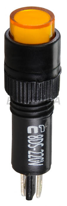 Сигнальна арматура АСКО-УКРЕМ AD22E-8DS 220V АC жовтий (A0140030166)