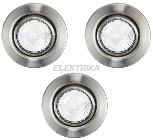 Спіт EINBAUSPOT 87381 GU10 3х50W нікель