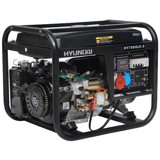 Генератор бензиновий PROFESSIONAL HY 7000LE-3