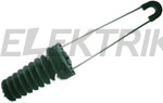 Анкерний ізольований затискач eiclamp.pro.rope.50.70, 50-70 мм², на тросі