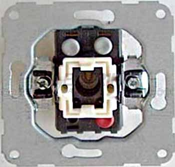 Механізм вимикача 1-клавішного (прохідний)