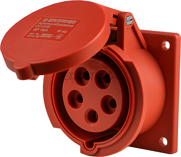 Розетка вбудована серії UCombi 5P 16A IP 44 (A0080010162)