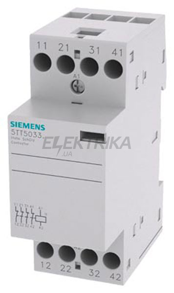 КОНТАКТОР SIEMENS 4НЗ AC 230,400V 25A УПР. AC/DC