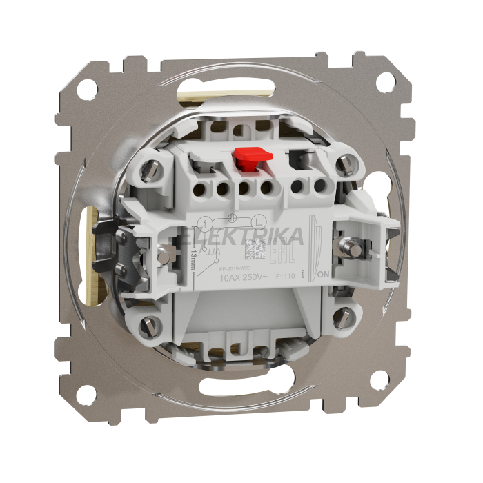 Одноклавішний вимикач, Береза, Sedna Design&Elements,SDD180101 Schneider Electric