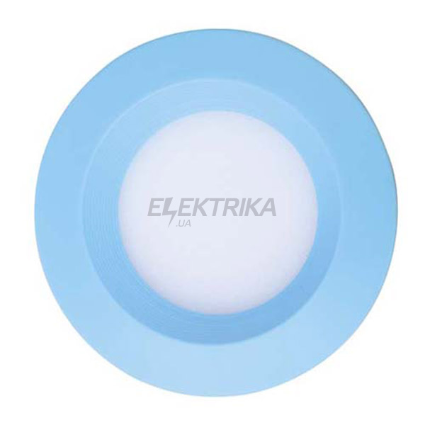AL525 3W коло, блакитний 240Lm 5000K 90*26mm