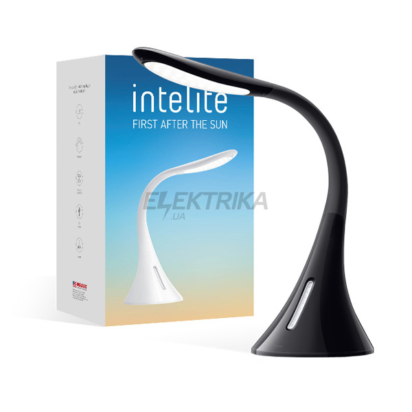 Настільний світильник Intelite Desklamp 9W black (DL1-9W-BL)