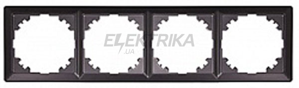Рамка e.lux.10084L.4.fr.anthracite 4-місна, "антрацит"