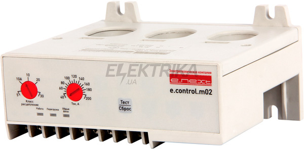 Реле захисту двигуна e.control.m02, 40-200А
