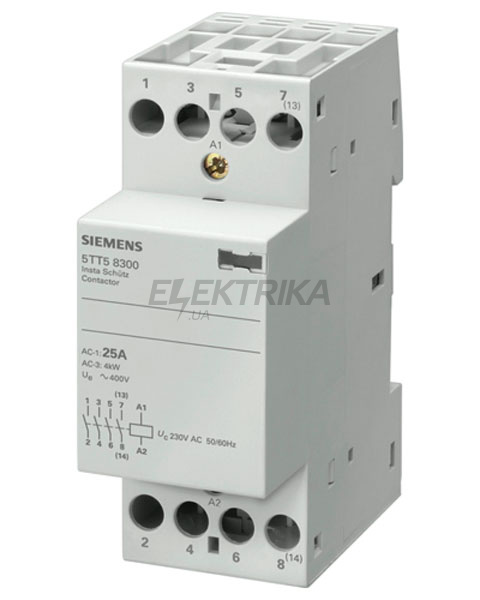 КОНТАКТОР SIEMENS 2НО+2НЗ AC230V 25A