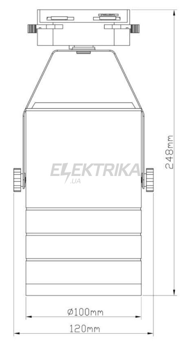 Світильник трековий світлодіодний Ultralight TRL820 білий (51545)