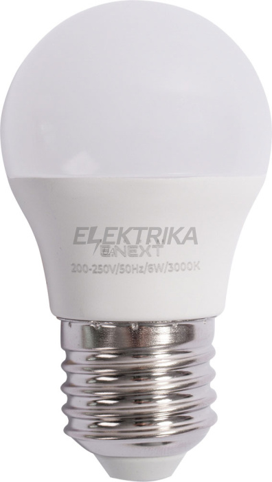 Лампа світлодіодна e.LED.lamp.P45.E27.6.3000, 6Вт, 3000К (l0650622)