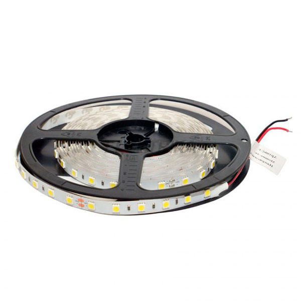 Стрічка діодна 5050 60LED 24V 6000K (колір білий)