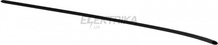Термозбіжна трубка АСКО-УКРЕМ Ø 1,5/0,75 (1м) чорний (A0150040385)
