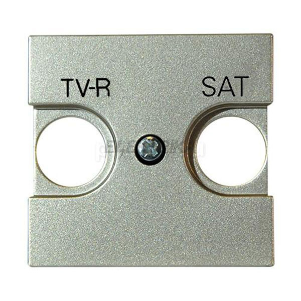 Панель центральна розетки TV-R-SAT Zenit N2250.1 CV, шампань