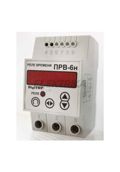 Реле часу ПРВ-6н (тижневий режим) DIN