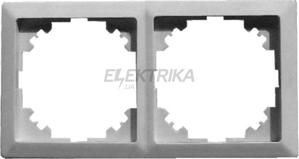 Рамка e.lux.10044L.2.fr.anthracite 2-місна, "антрацит"