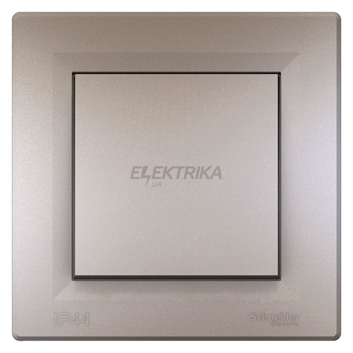 Вимикач одноклавішний Schneider Electric Asfora бронза (EPH0100269)