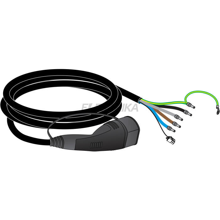 ВБУДОВАНИЙ КАБЕЛЬ Т2 16А ТРИФАЗНИЙ, EVP2CNS163C4,Schneider Electric