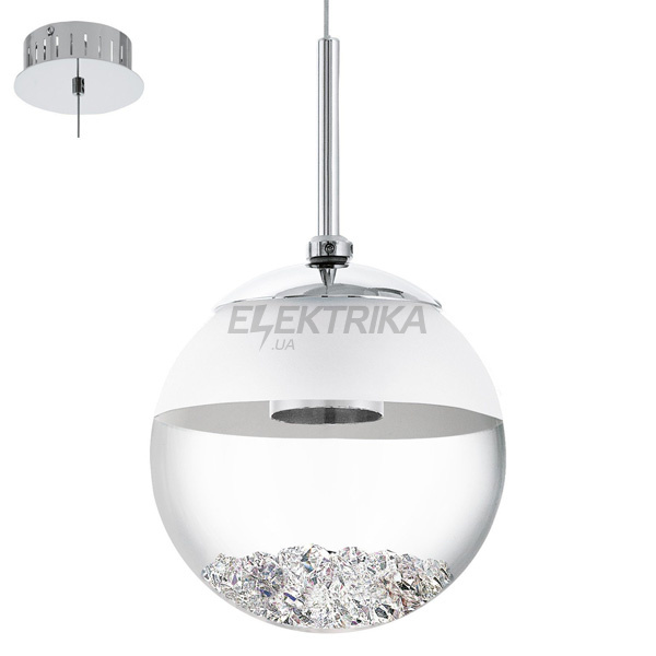 Підвісний світильник "Montefio 1" 1х5Вт LED, хром/прозорий, 93708