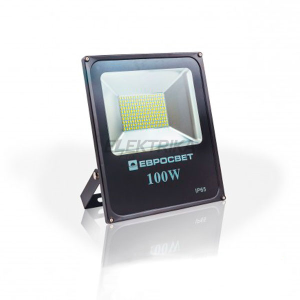 Прожектор світлодіодний EVRO LIGHT EV-100-01, 100W, 95-265V, 6400K, 7000Lm, SMD