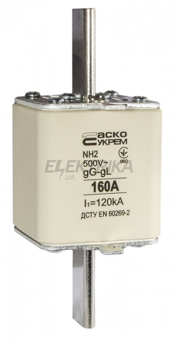 Запобіжник ножовий плавкий АСКО-УКРЕМ NH2 160A gG (A0050010034)