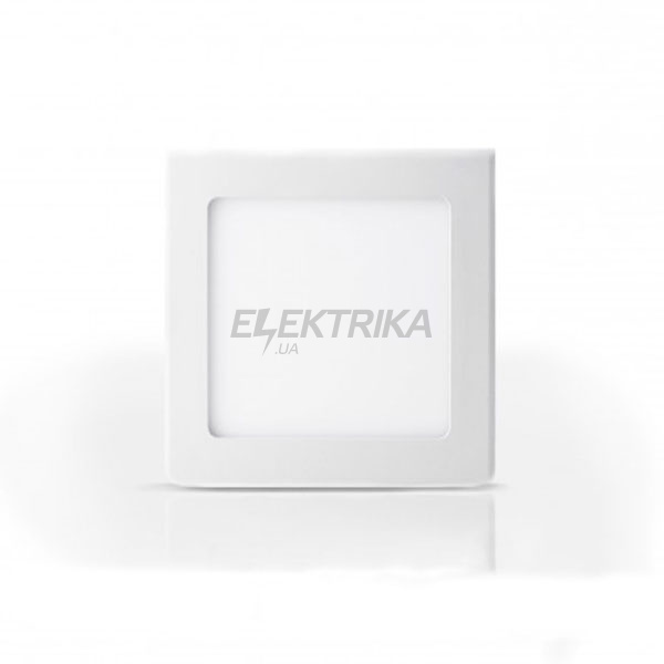 Світильник LED-SS-120-6, 6Вт, 6400К, квадрат накладний 120мм