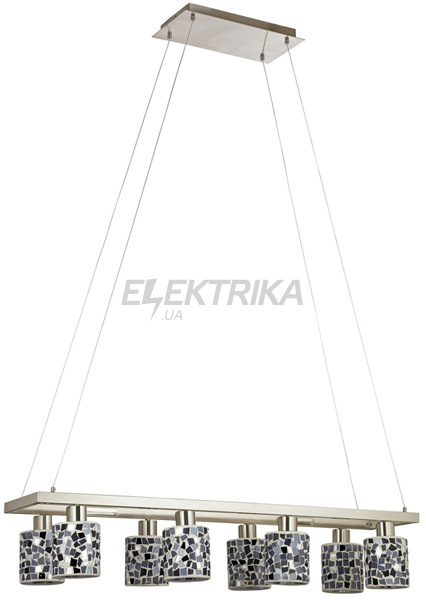 Світильник підвісний DIEGO-1 89054 8x40W E14 нікель матовий