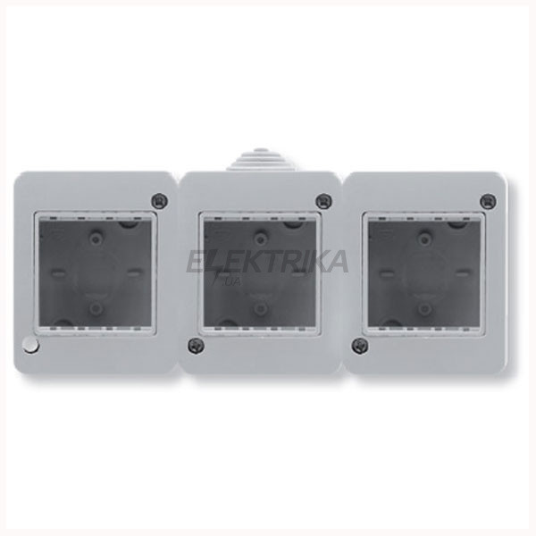 Коробка для відкритої установки на 2+2+2 модулі IP40 Zenit N3293.1