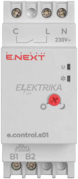 Реле сутінкове e.control.s01 з зовнішнім датчиком (i0310014)