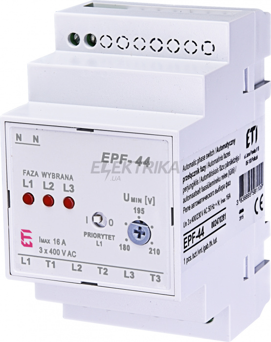 Реле контролю ETI EPF-44 002470281