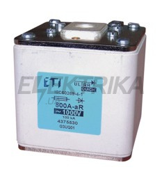 Плавка вставка запобіжник ETI G1UQ01/400A/1000V 004303523