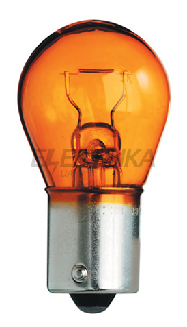 Автомобільна лампа PY21W 12В 21Вт BAU15S AMBER (блістер – 2 шт.)