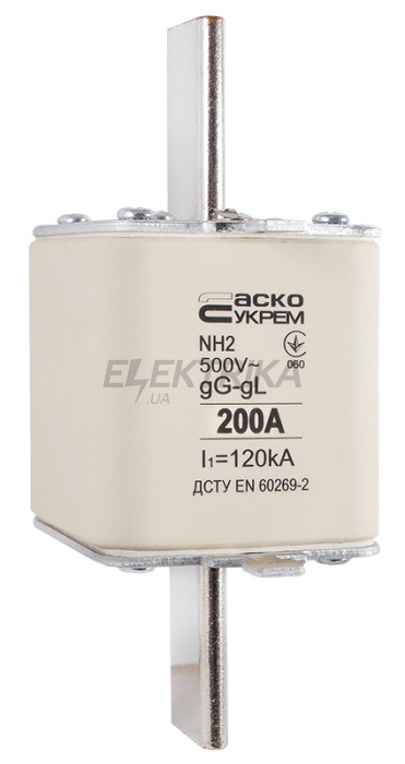 Запобіжник ножовий плавкий АСКО-УКРЕМ NH2 200A gG (A0050010042)
