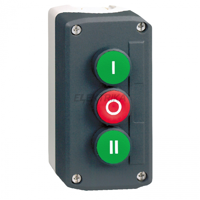 Кнопковий пост Harmony XALD Schneider Electric, пластик, 3 кнопки, з маркуванням (XALD339)